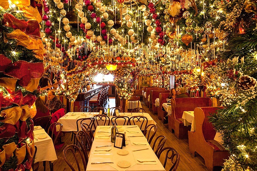 Rolf's restaurant allemand décoration de noël